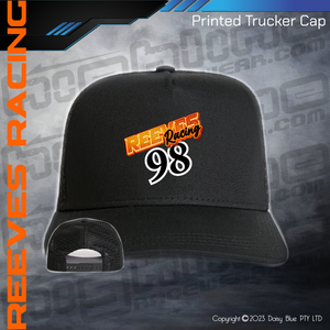 Printed Trucker Cap - Reevs Racing