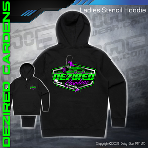 Stencil Hoodie -  Dezired Gardens