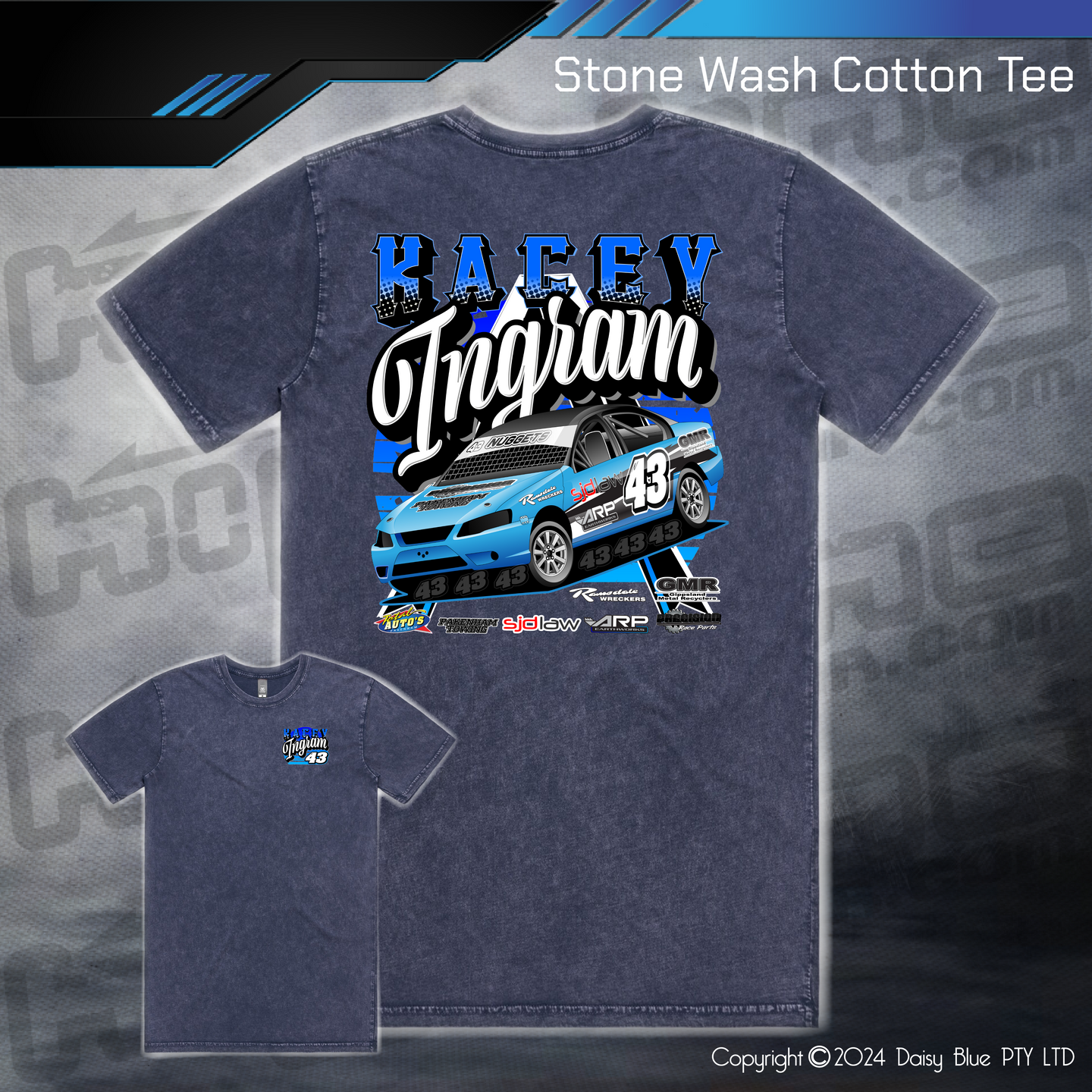 Stonewash Tee - Kacey Ingram