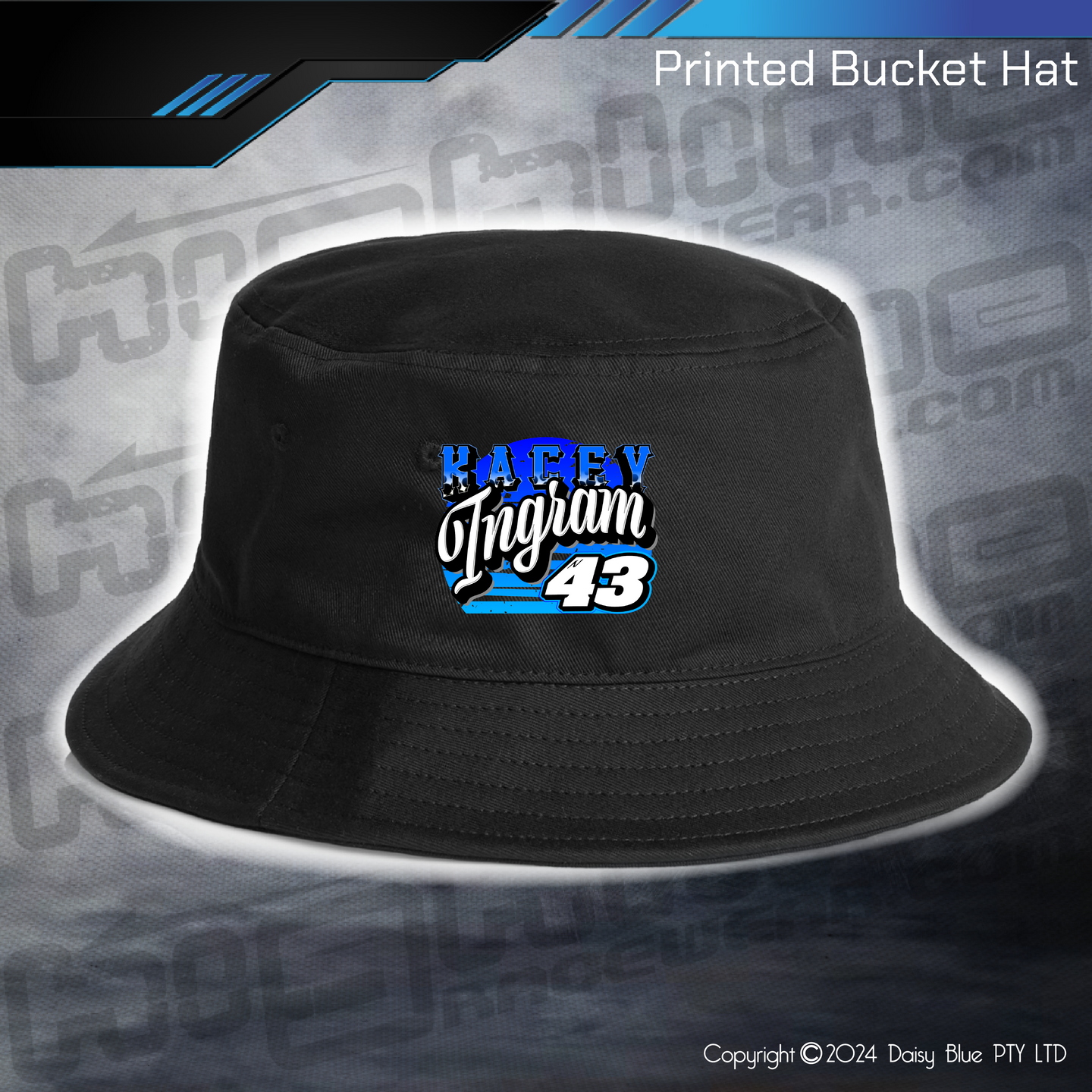 Printed Bucket Hat - Kacey Ingram