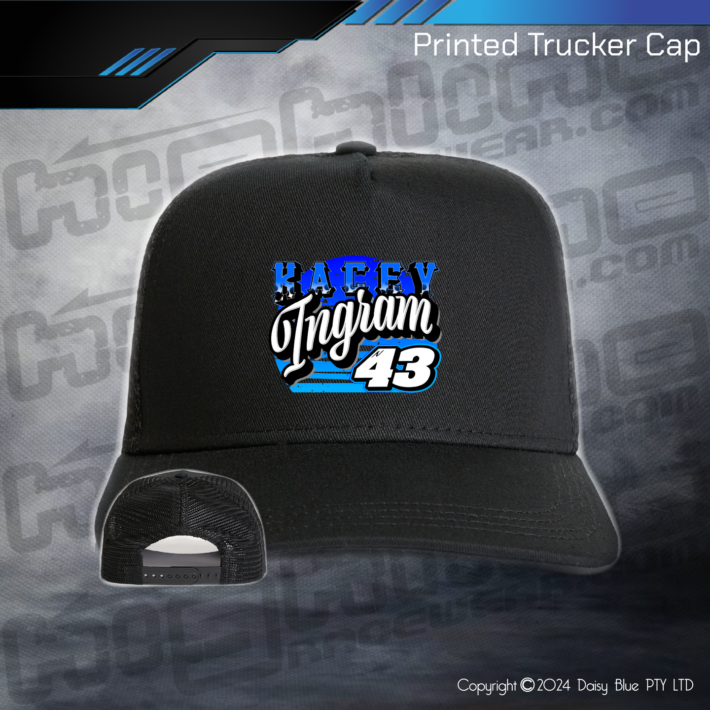 Printed Trucker Cap - Kacey Ingram