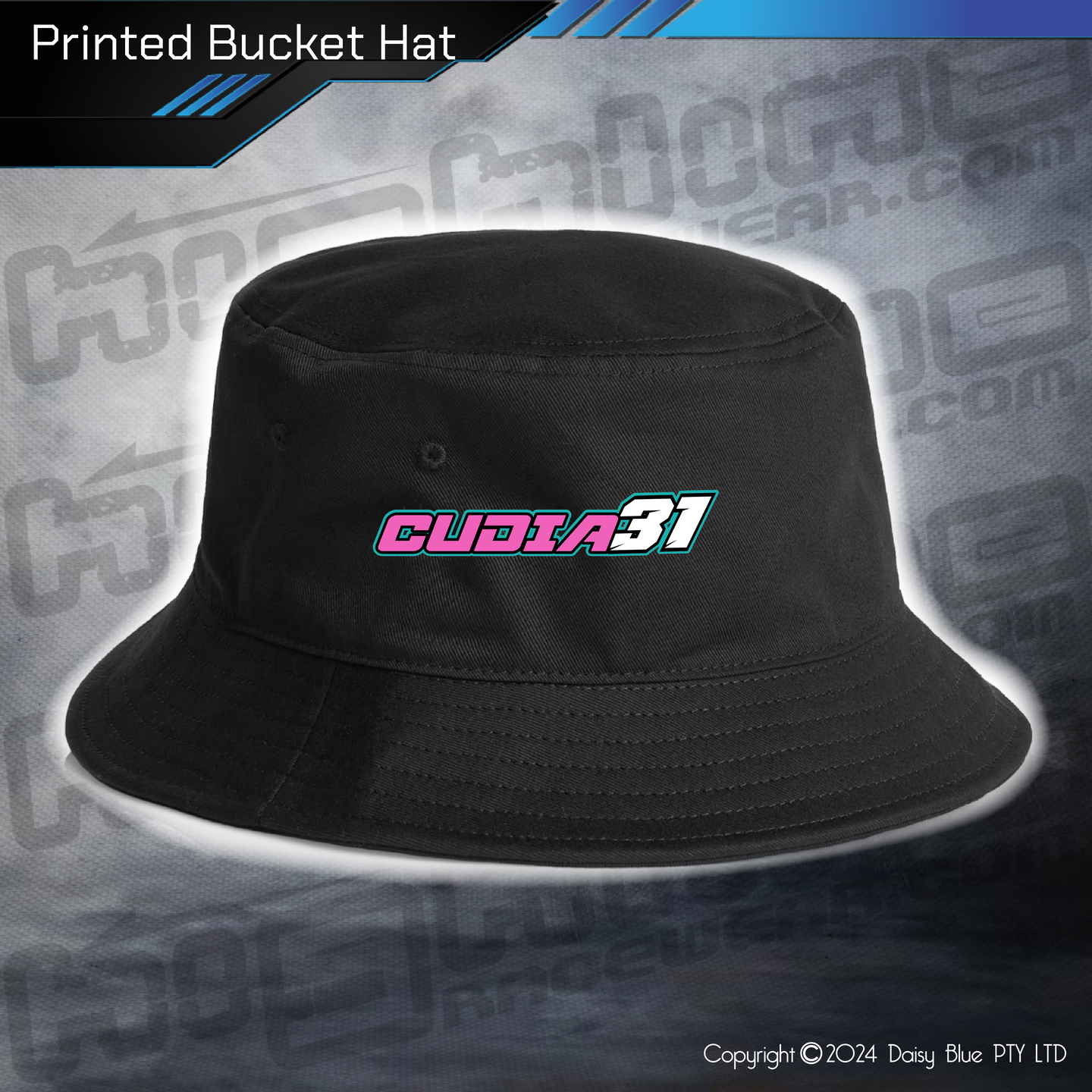 Printed Bucket Hat - Brady Cudia