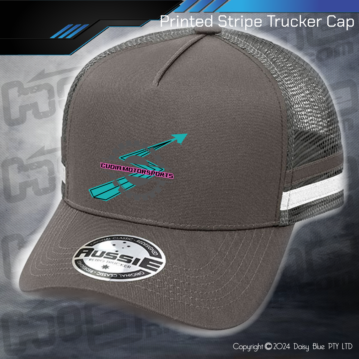 STRIPE Trucker Cap - Brady  Cudia