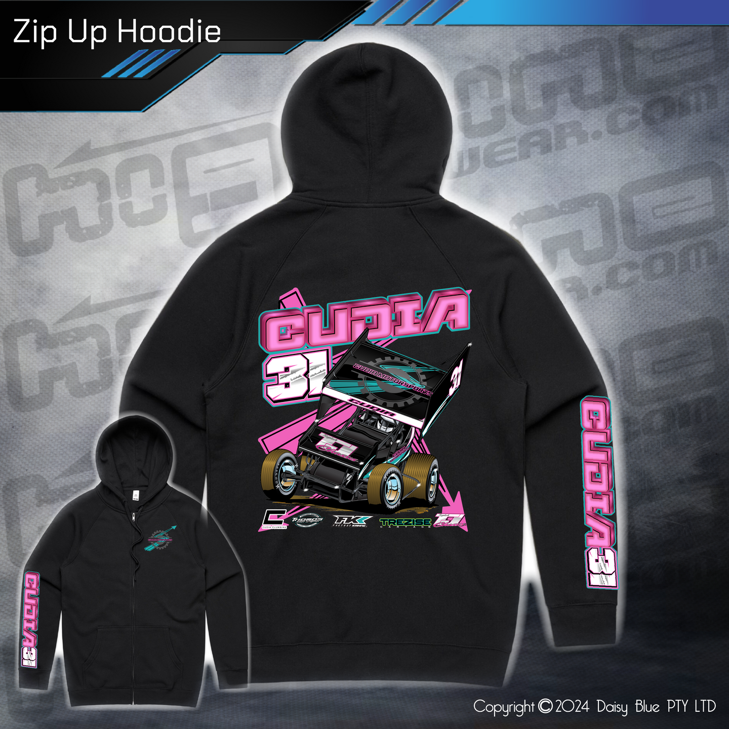 Zip Up Hoodie - Brady Cudia