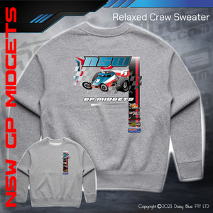 Relaxed Crew Sweater - NSW GP Midgets