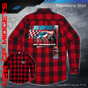 Flannelette Shirt -NSW GP Midgets