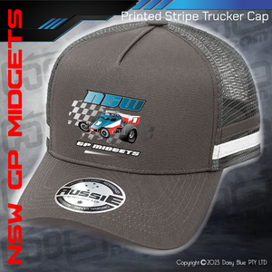 STRIPE Trucker Cap - NSW GP Midgets