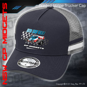 STRIPE Trucker Cap - NSW GP Midgets