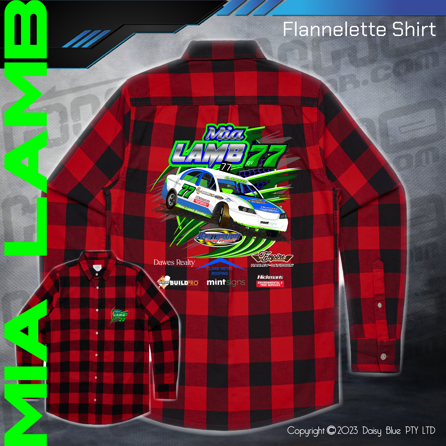 Flannelette Shirt - Mia Lamb