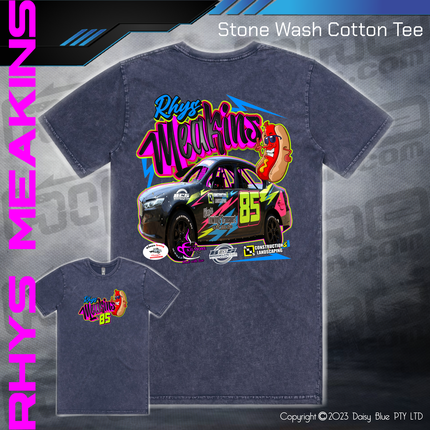 Stonewash Tee - Rhys Meakins