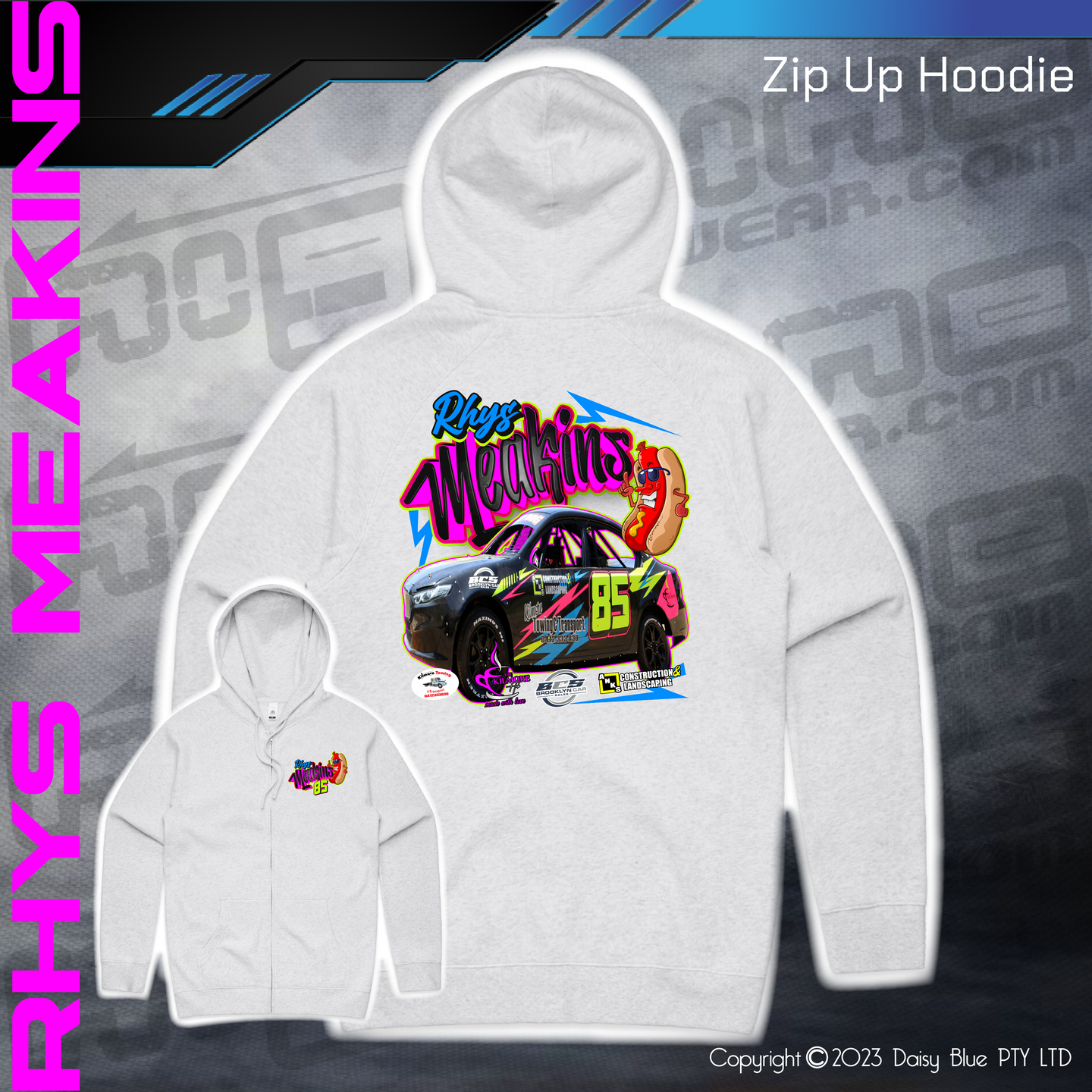 Zip Up Hoodie - Rhys Meakins