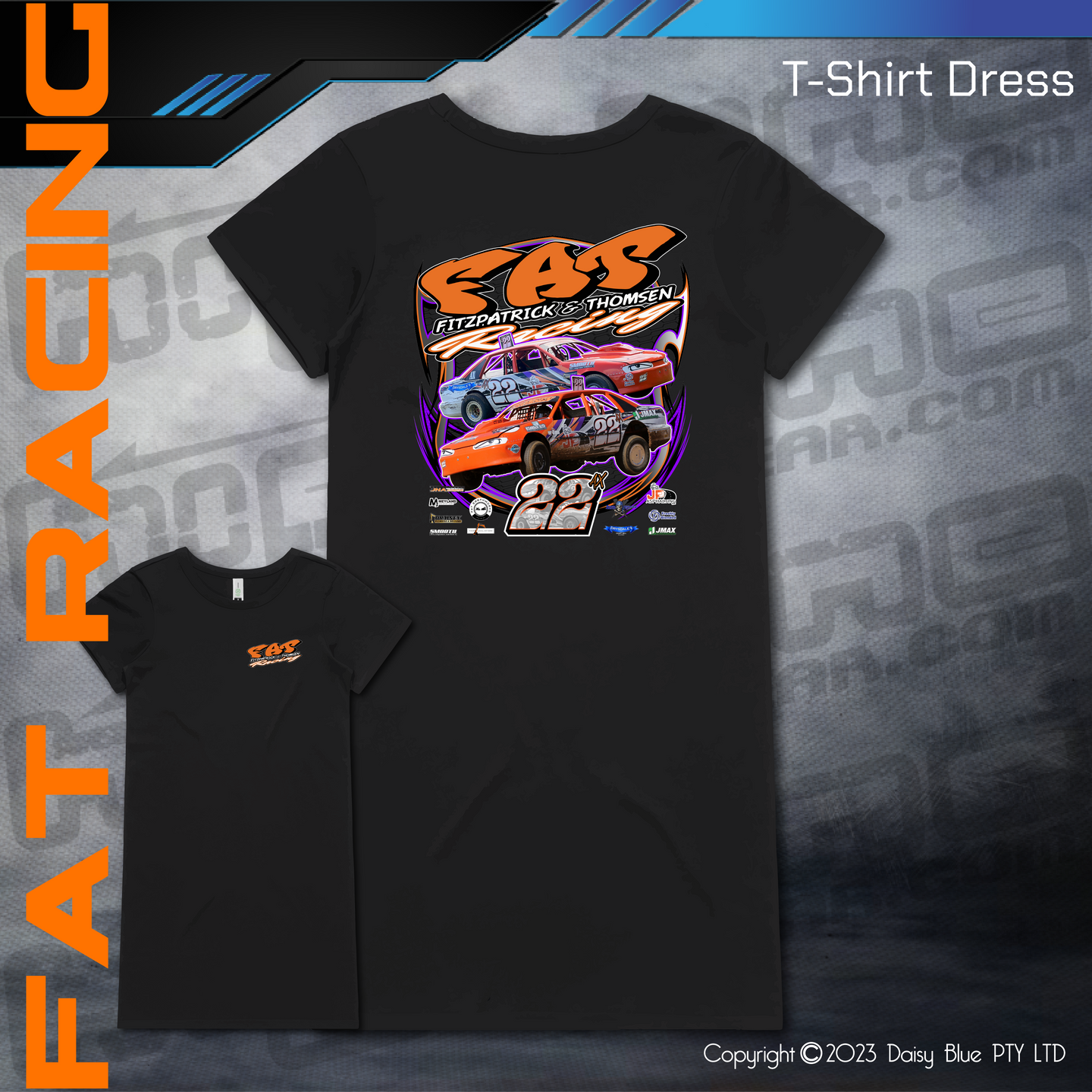 T-Shirt Dress - FAT Racing