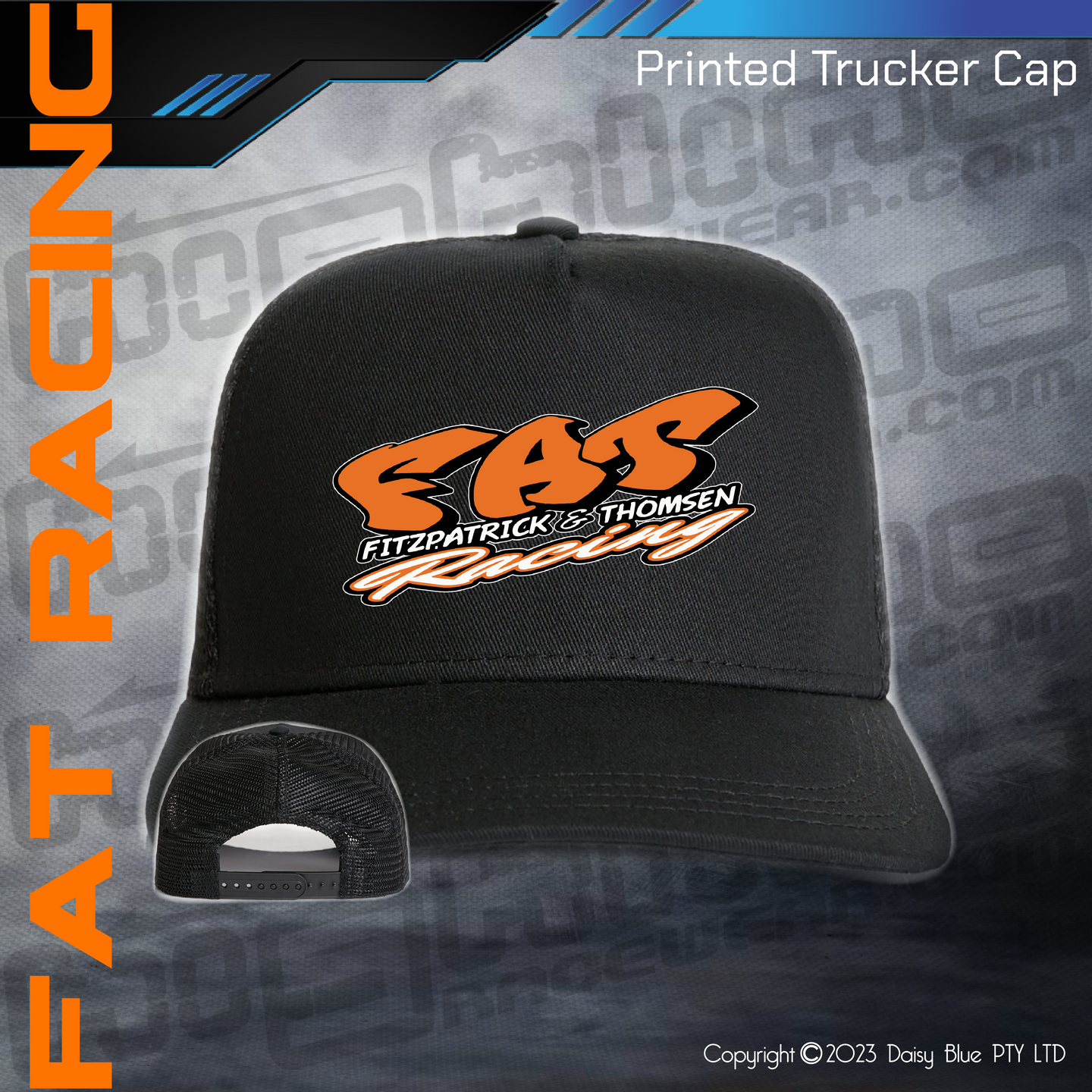 Printed Trucker Cap - FAT Racing