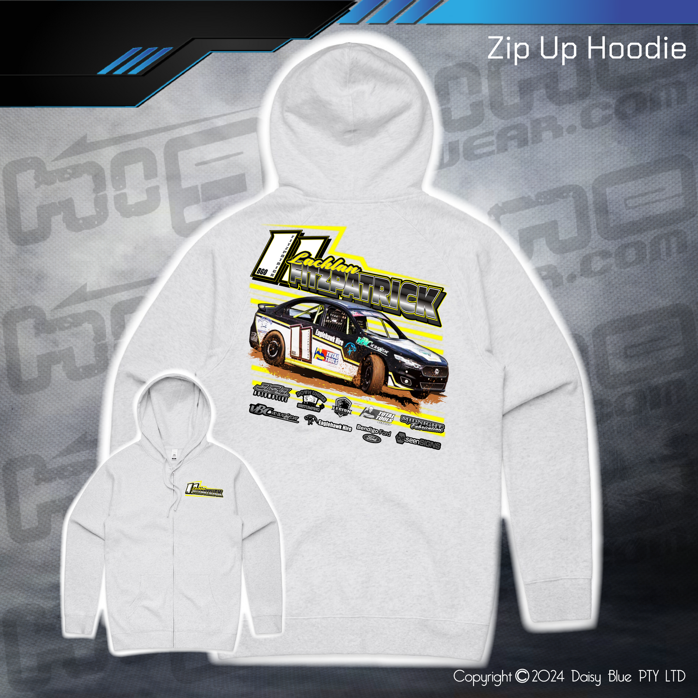 Zip Up Hoodie - Lachlan Fitzpatrick