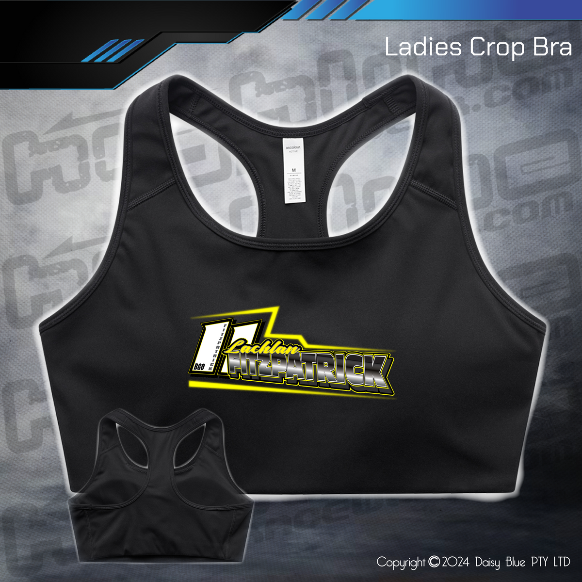Active Crop Top - Lachlan Fitzpatrick – Highline Racewear