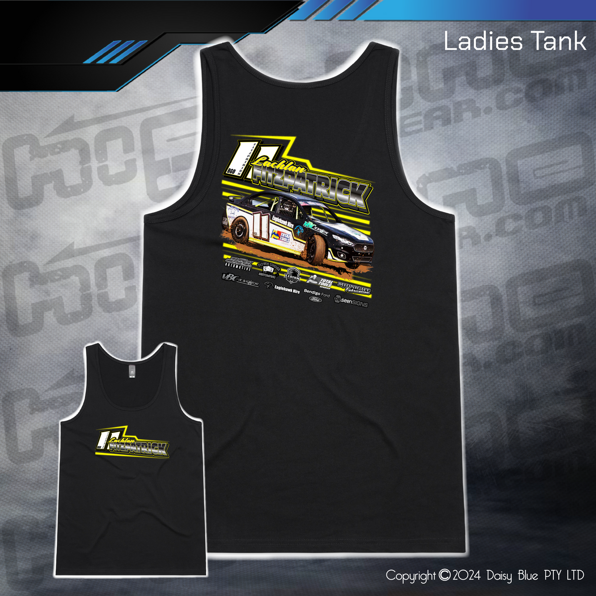 Ladies Tank - Lachlan Fitzpatrick – Highline Racewear