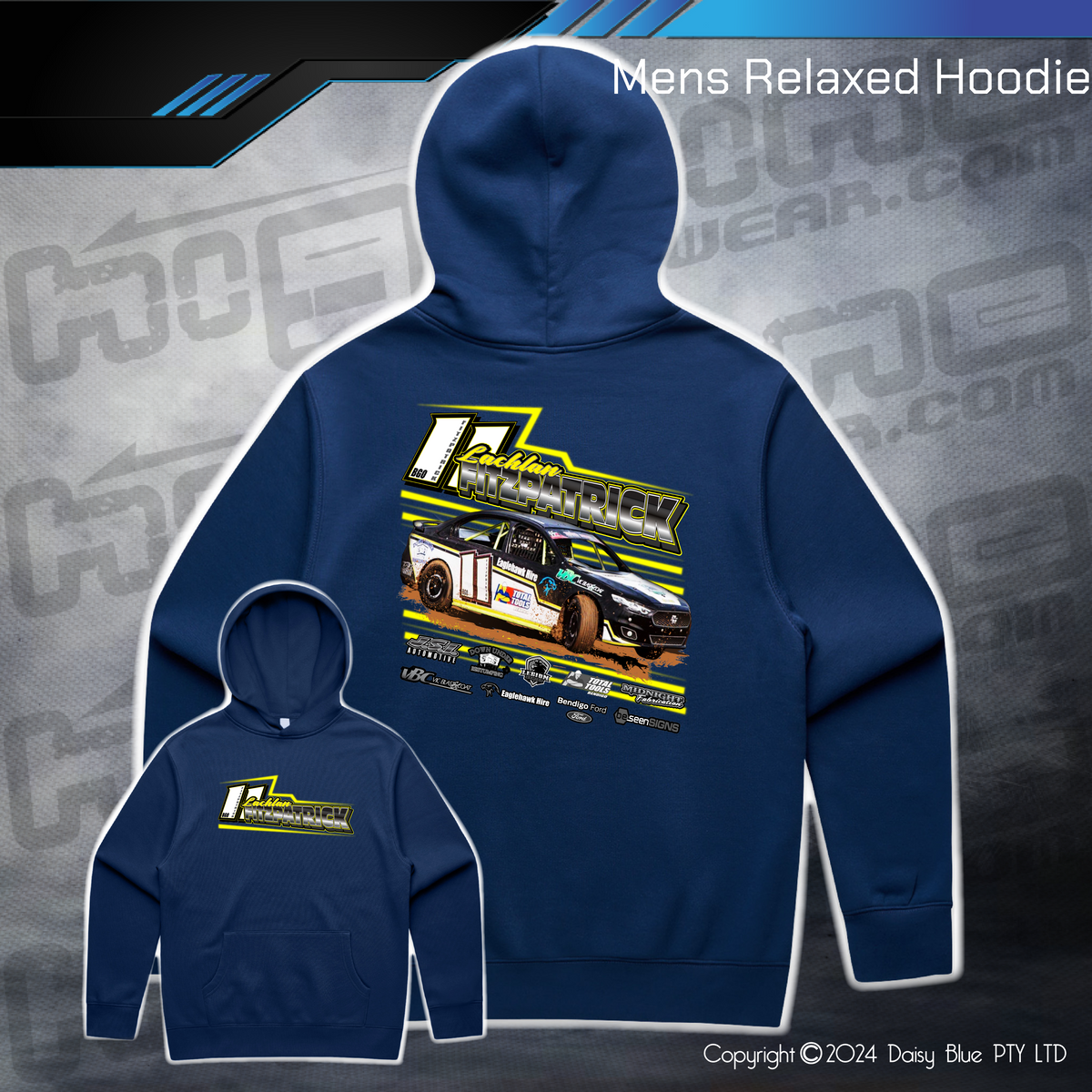 Relaxed Hoodie - Lachlan Fitzpatrick – Highline Racewear
