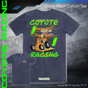 Stonewash Tee - Coyote Racing