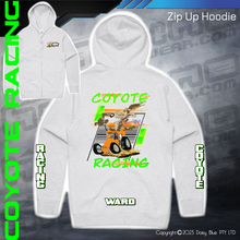 Load image into Gallery viewer, Zip Up Hoodie - Coyote Racing
