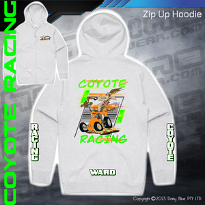 Zip Up Hoodie - Coyote Racing