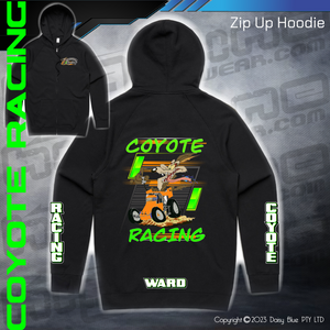 Zip Up Hoodie - Coyote Racing