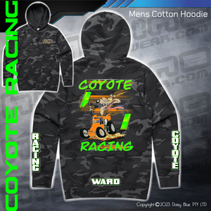 Camo Hoodie - Coyote Racing