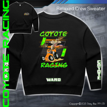 Load image into Gallery viewer, Relaxed Crew Sweater - Coyote Racing
