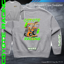 Load image into Gallery viewer, Relaxed Crew Sweater - Coyote Racing
