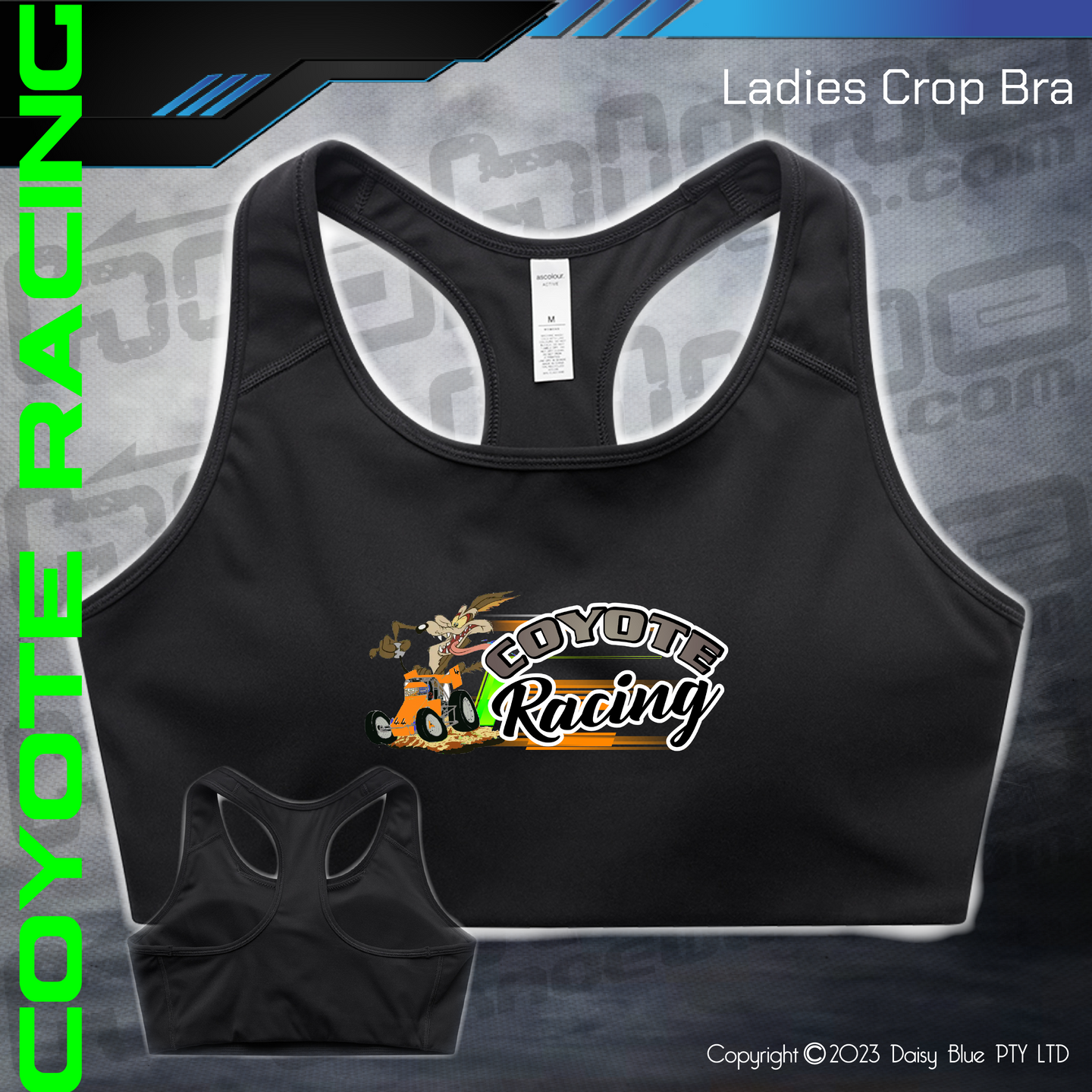 Active Crop Top - Coyote Racing