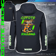 Load image into Gallery viewer, Hooded Jacket - Coyote Racing
