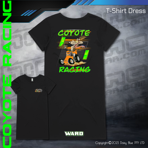 T-Shirt Dress - Coyote Racing