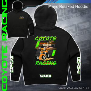 Relaxed Hoodie - Coyote Racing