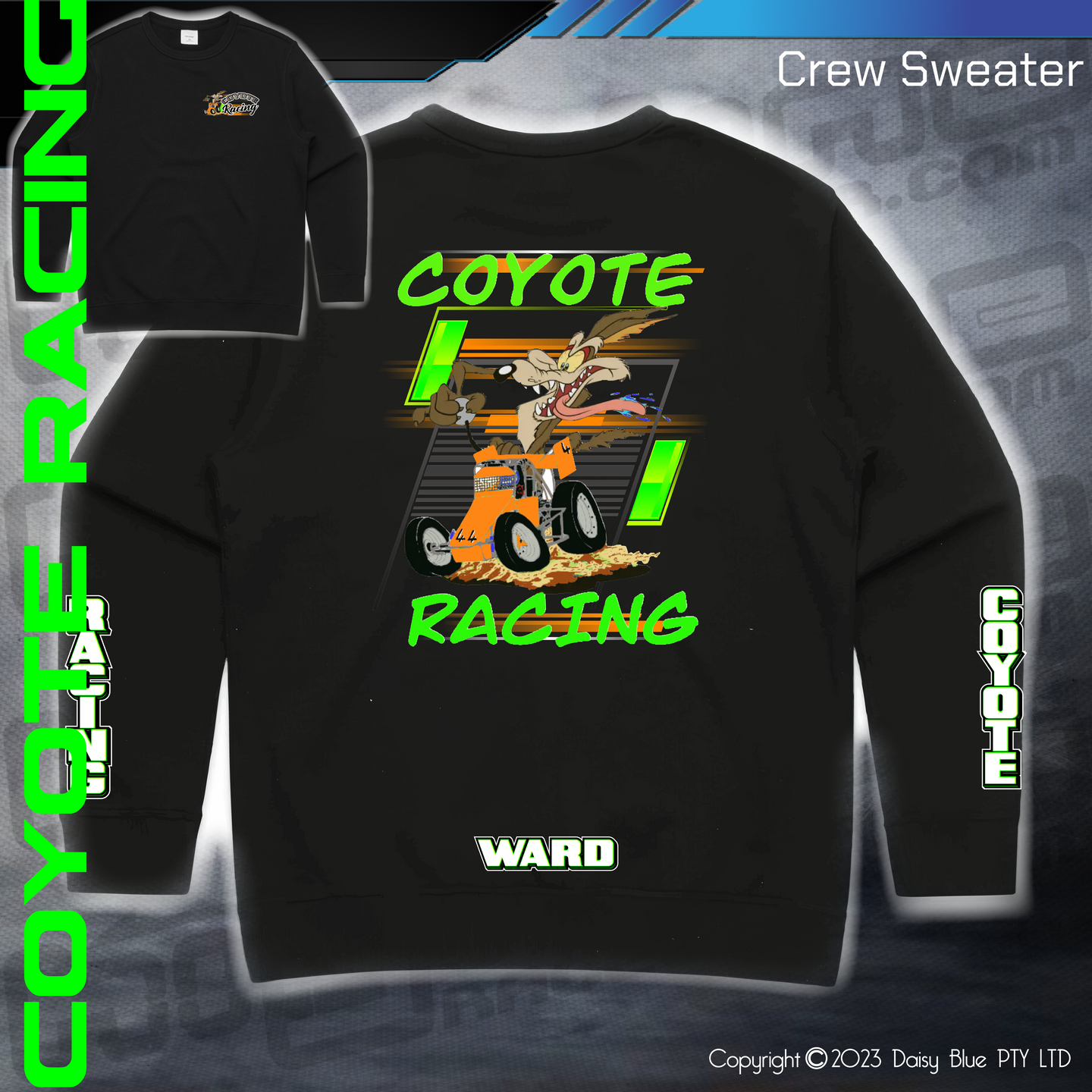 Crew Sweater - Coyote Racing