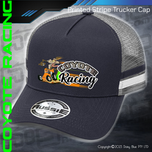 Load image into Gallery viewer, STRIPE Trucker Cap - Coyote Racing
