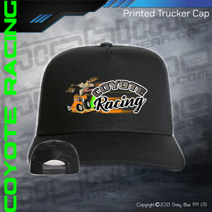 Printed Trucker Cap - Coyote Racing