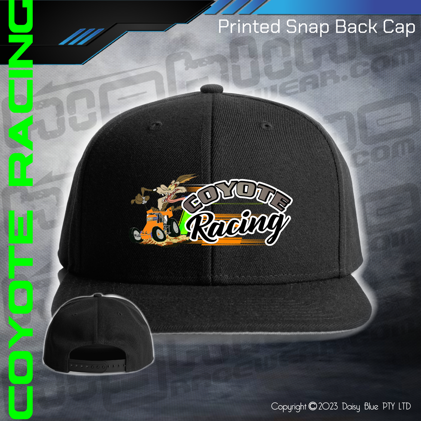 Printed Snap Back CAP - Coyote Racing