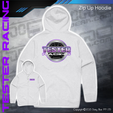 Load image into Gallery viewer, Zip Up Hoodie - Tester Racing
