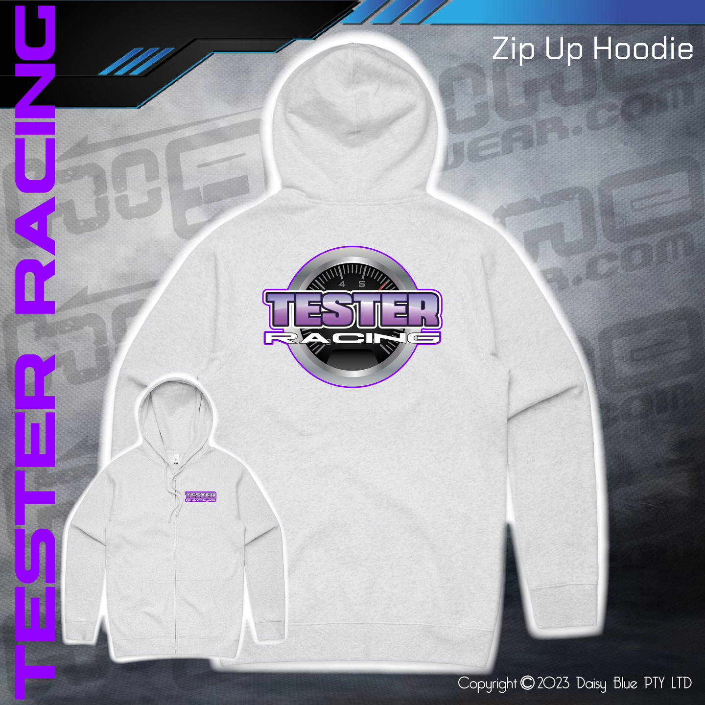 Zip Up Hoodie - Tester Racing