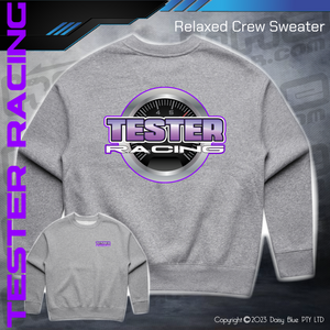 Relaxed Crew Sweater - Tester Racing