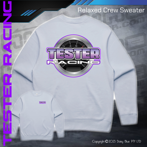 Relaxed Crew Sweater - Tester Racing