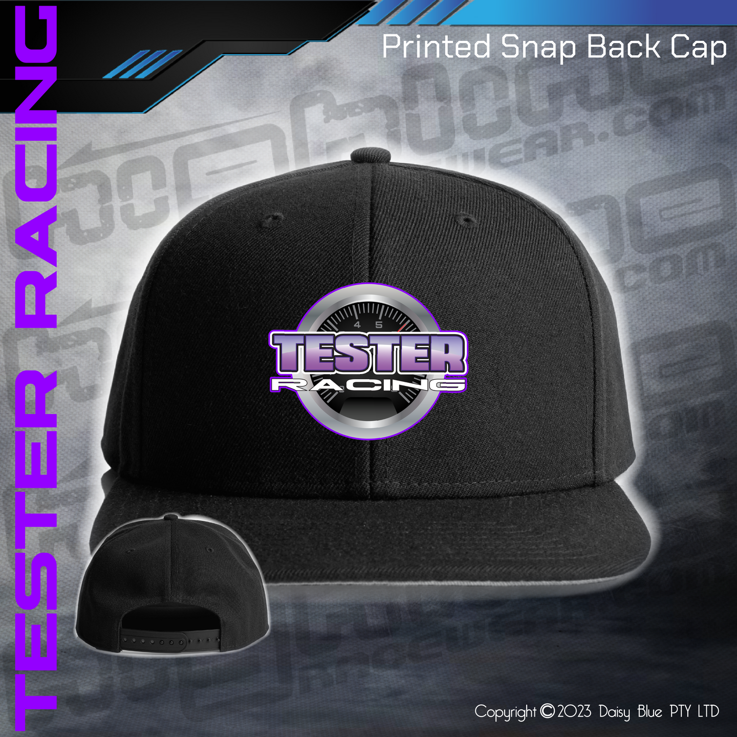 Printed Snap Back CAP - Tester Racing