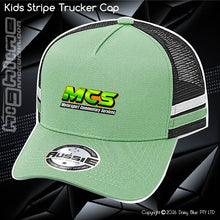 Load image into Gallery viewer, KIDS Stripe Trucker - Mowtallica
