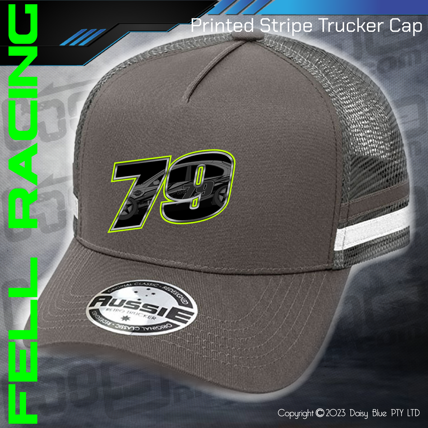 STRIPE Trucker Cap - Fell Racing