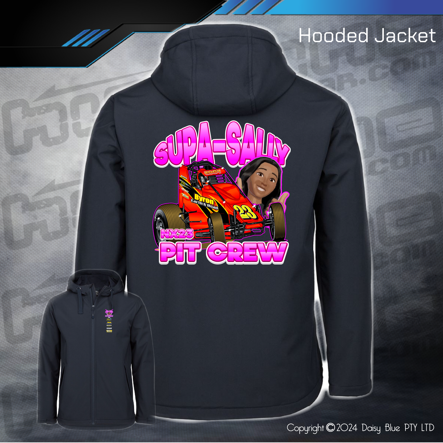 Hooded Jacket - Supa-Sally