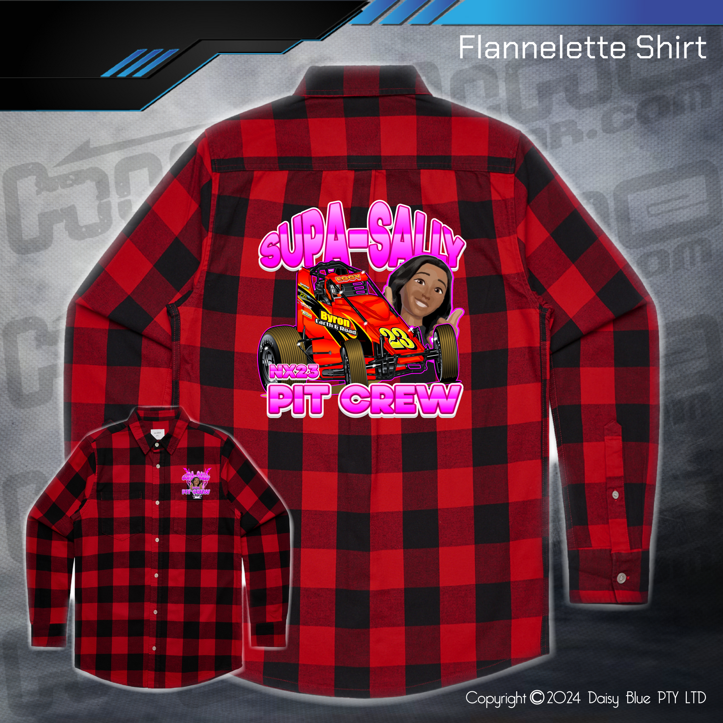 Flannelette Shirt - Supa-Sally