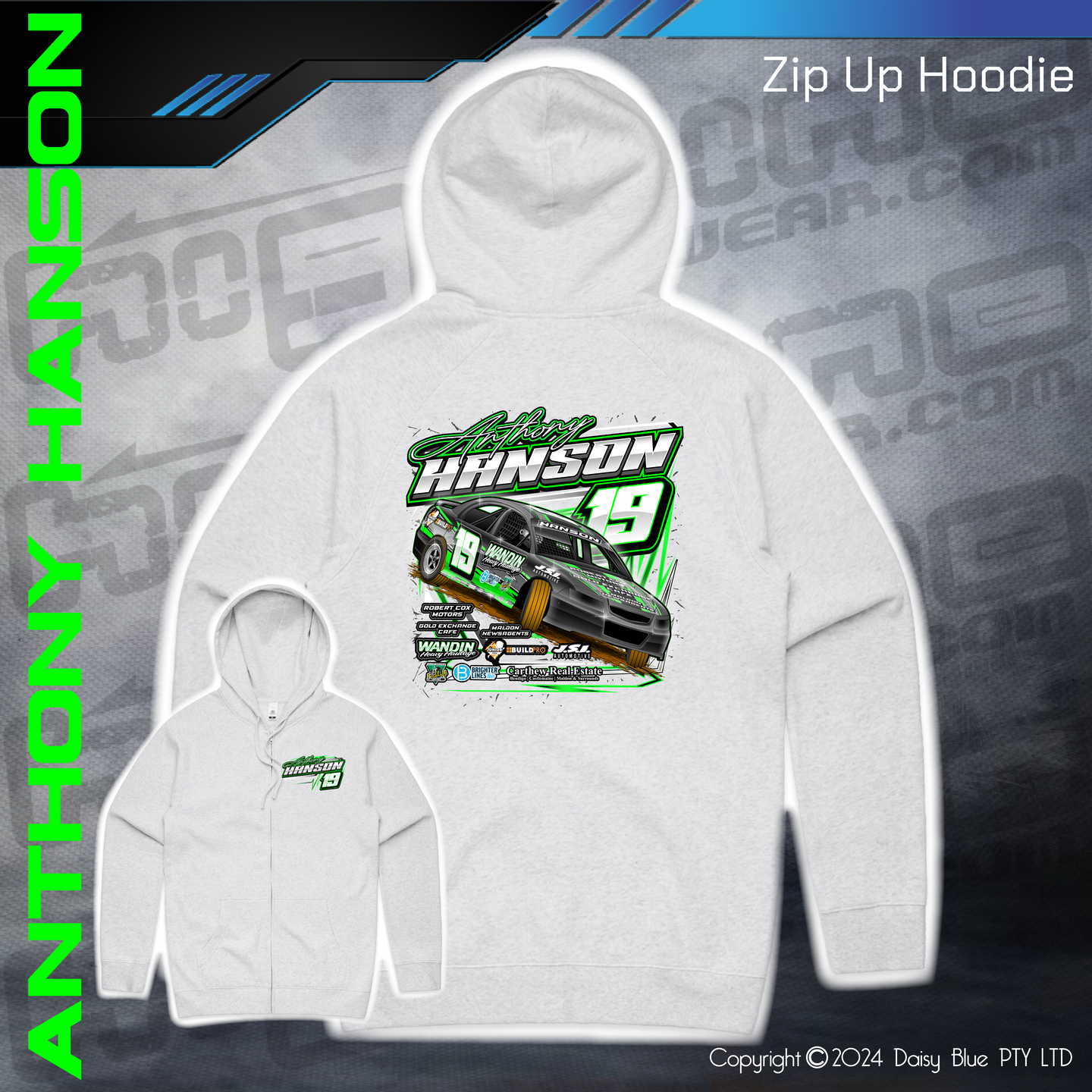 Zip Up Hoodie - Anthony Hanson