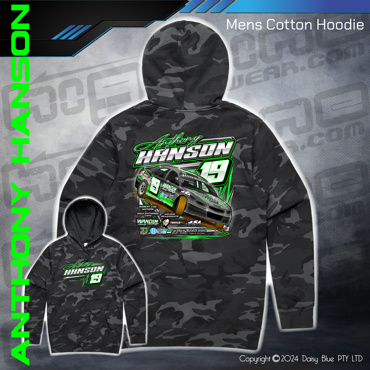 Camo Hoodie - Anthony Hanson