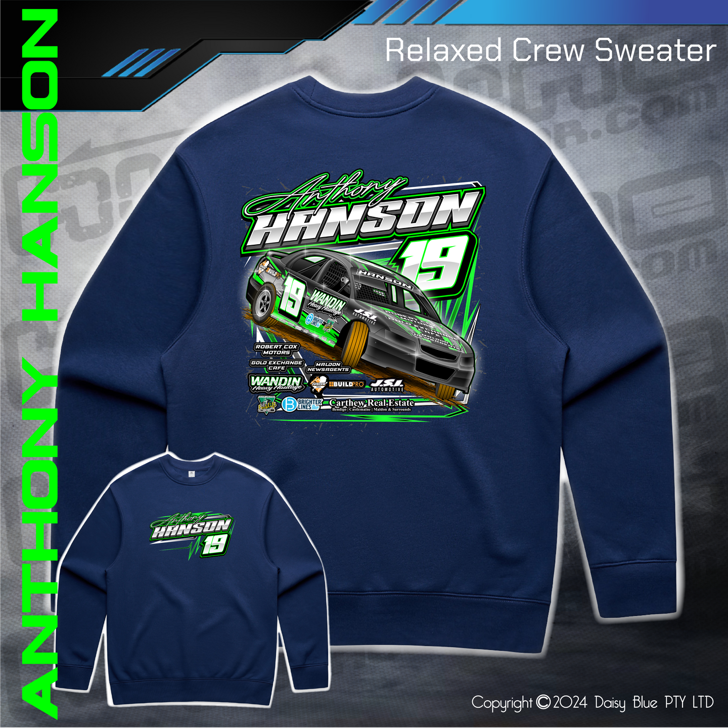 Relaxed Crew Sweater - Anthony Hanson