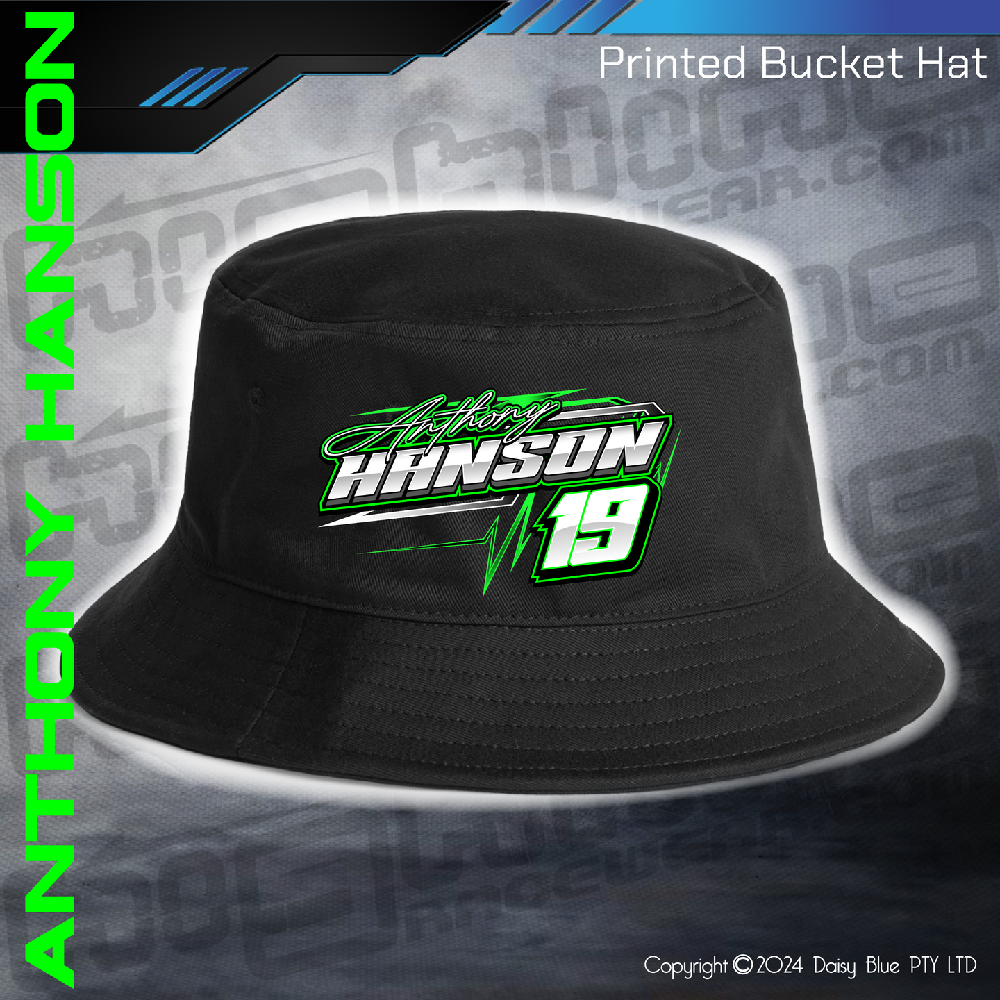 Printed Bucket Hat - Anthony Hanson