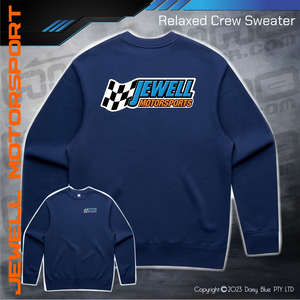 Relaxed Crew Sweater - Jewell Motorsport